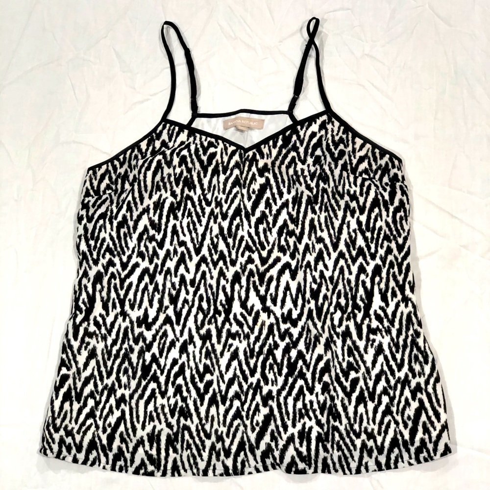 Zebra print Banana Republic top